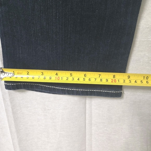 Ariat Jeans Women Sz 30 S Blue Denim Amber Western Straight Distressed Pants Hot - Picture 11 of 16